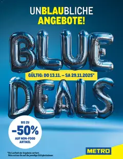 Vorschau der Angebote: Metro Blue Deals gültig ab 13.11.2025