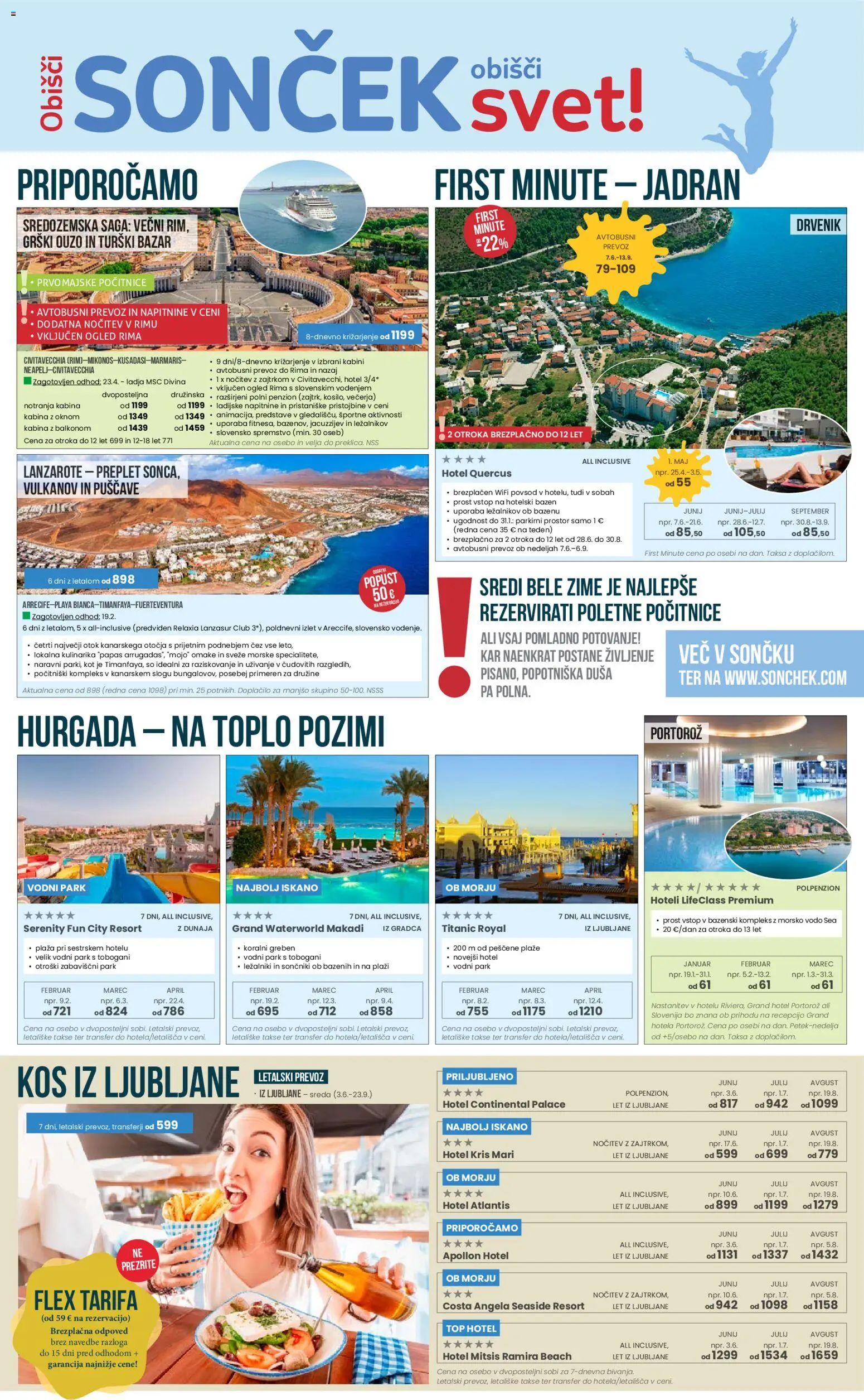 Predogled kataloga iz trgovine Sonček veljaven od 12.01.2026 - Bazen, Kos, Omake