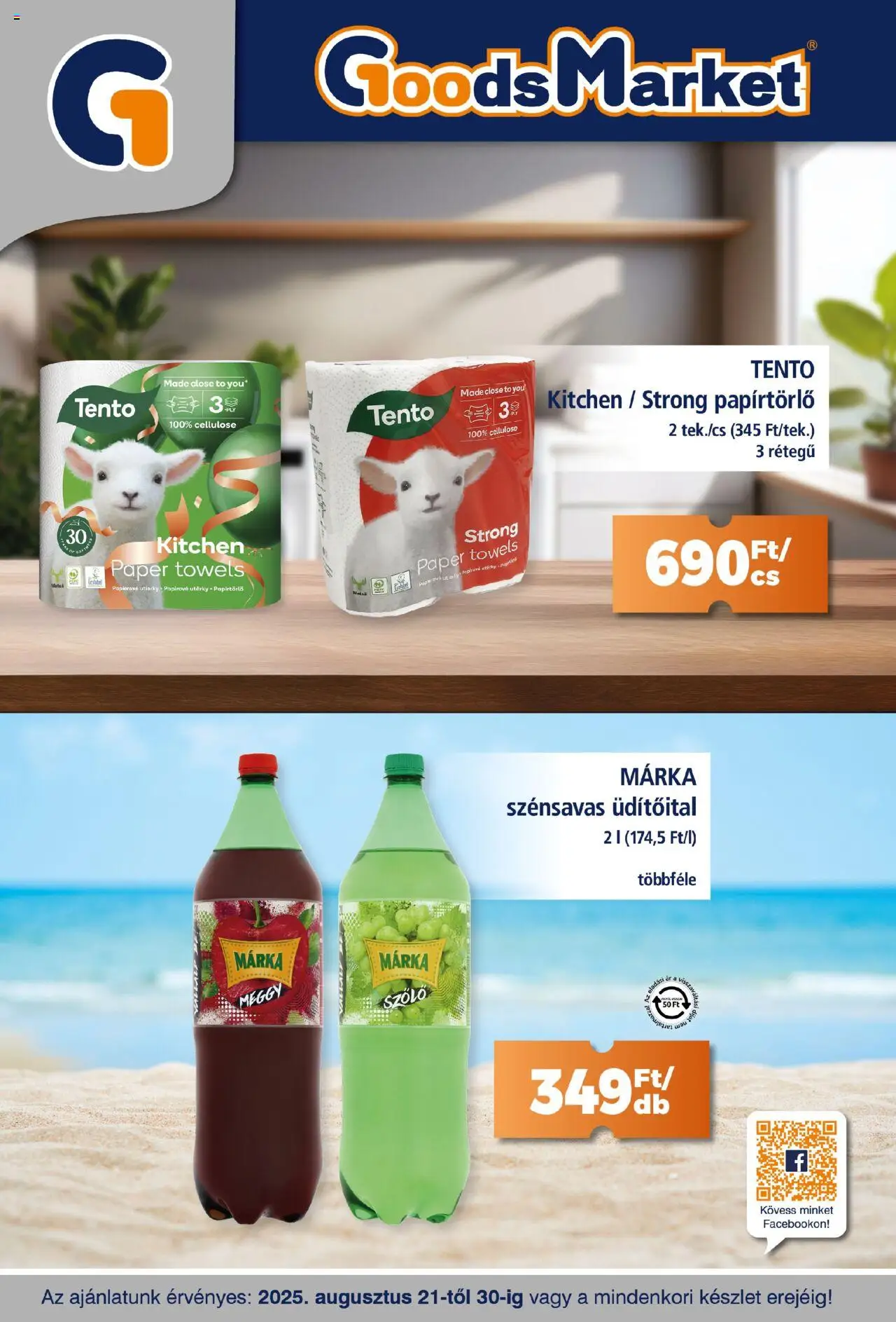 Goods Market aktuális szórólap, érvényes 2025.08.21.-től - 1 oldal