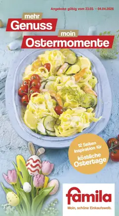 Vorschau von dem Prospekt des Geschäftes Famila Nordwest, gültig ab dem 23.03.2026
