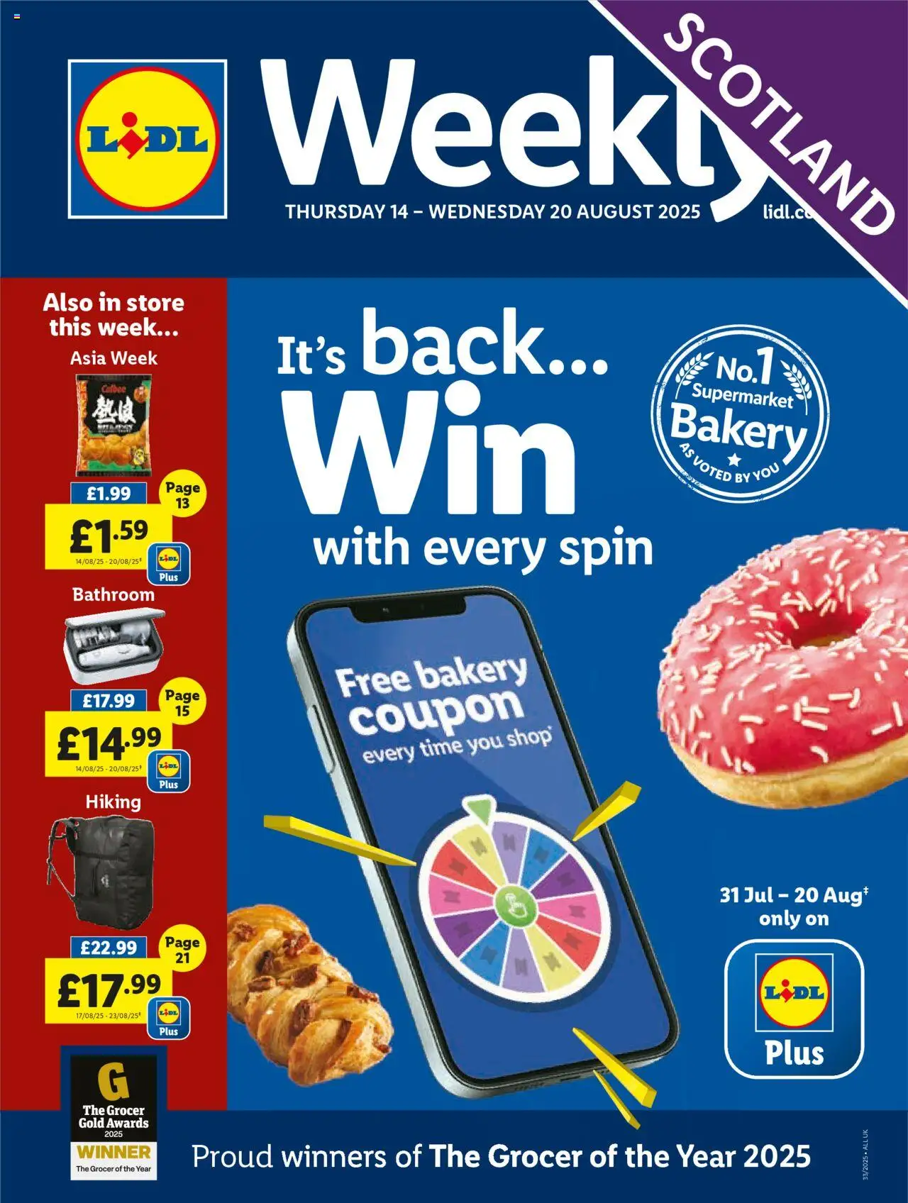 Lidl shop Lidl Weekly Scotland valid from 14/08/2025 - Page number 1