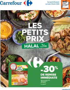 Prévisualisation de Les petits prix halal du magasin Carrefour formulaire valide 20/01/2026