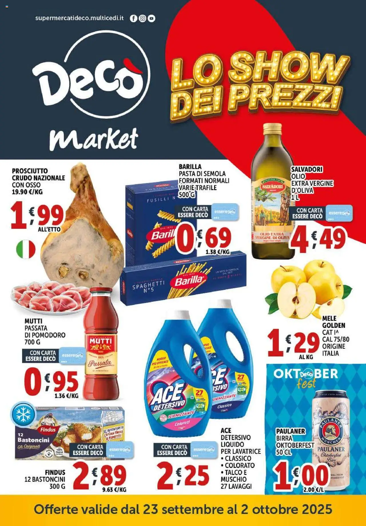 Volantino Decò valido da 23/09/2025 numero di pagina 1