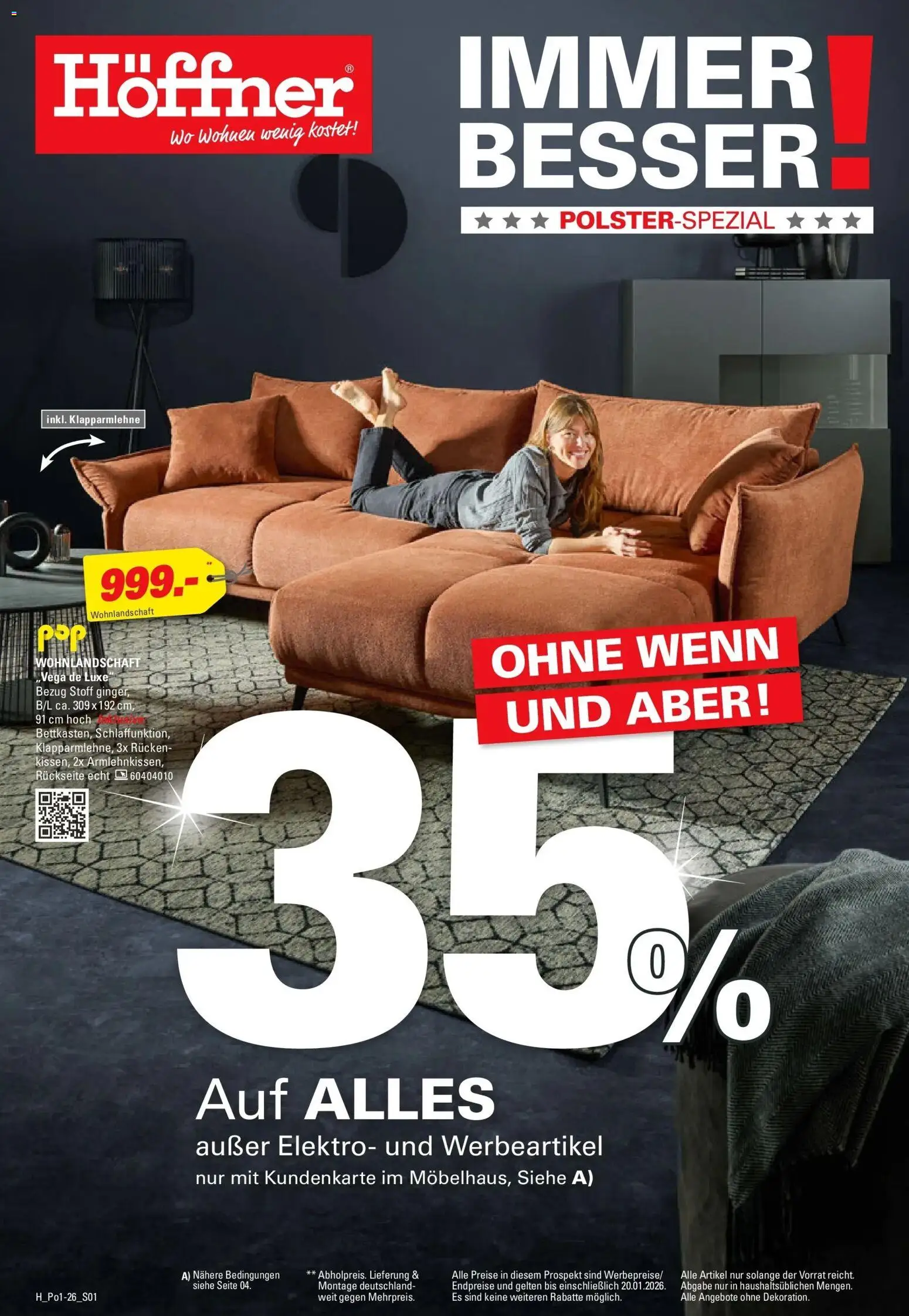 Vorschau von dem Prospekt des Geschäftes Höffner, gültig ab dem 23.12.2025 - Wohnlandschaft