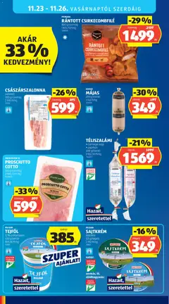 Aldi - Akciós újság Aldi megtekintése, amely érvényes 2025.11.20.-től | Oldal: 36