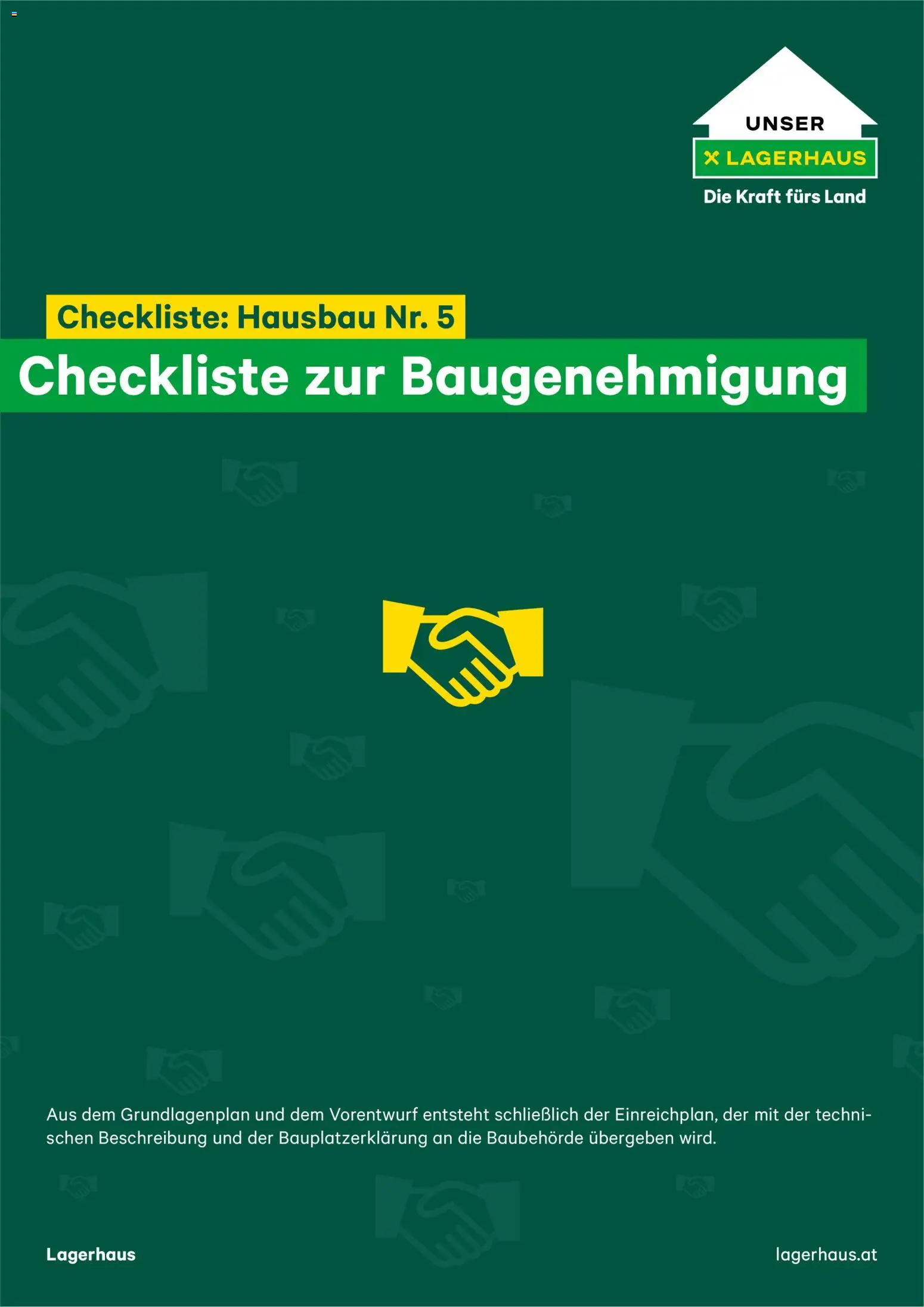 Vorschau der Angebote: Lagerhaus Checkliste Zur Baugenehmigung gültig ab 12.11.2025