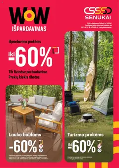 Senukai parduotuvės leidinio Leidinys - Wow Išpardavimas galiojančio nuo 2025.07.17 peržiūra