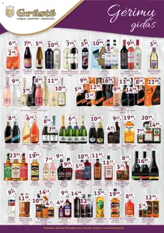 GRUSTE parduotuvės leidinio Leidinys - Gėrimų gidas galiojančio nuo 2025.10.11 peržiūra