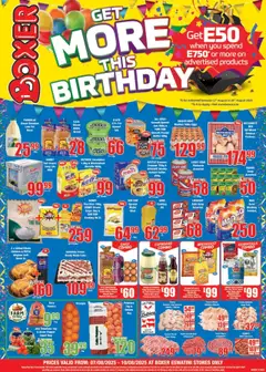 Preview of Boxer flyer valid from 07/08/2025
