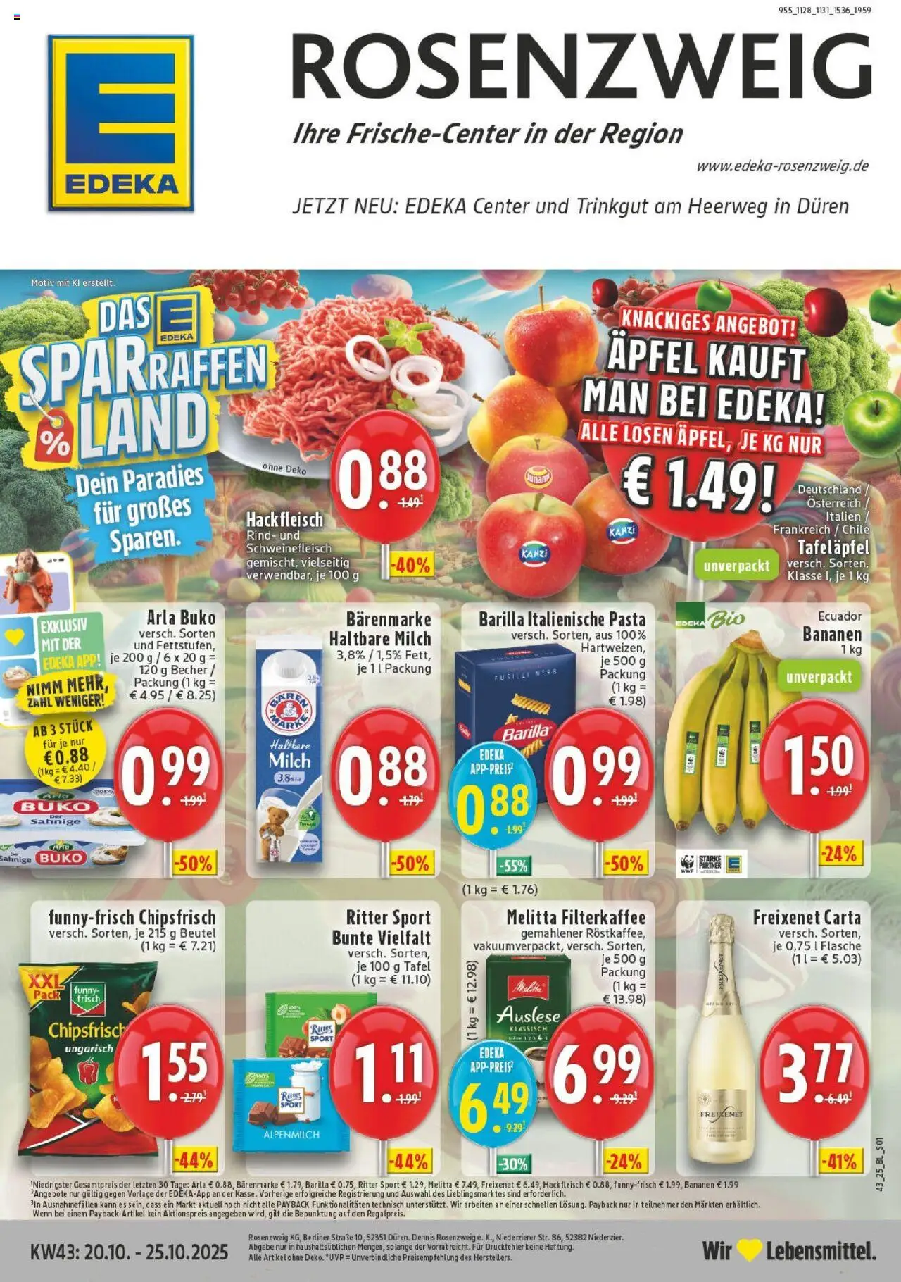 EDEKA Prospekt ab 19.10.2025 - Prospekt Niederzier Online