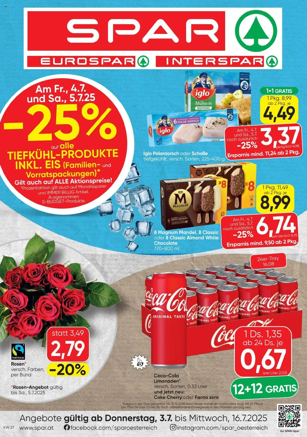  SPAR Flugblatt 03.07.2025 - Prospekt "Aktuelle Angebote" - Seite 1