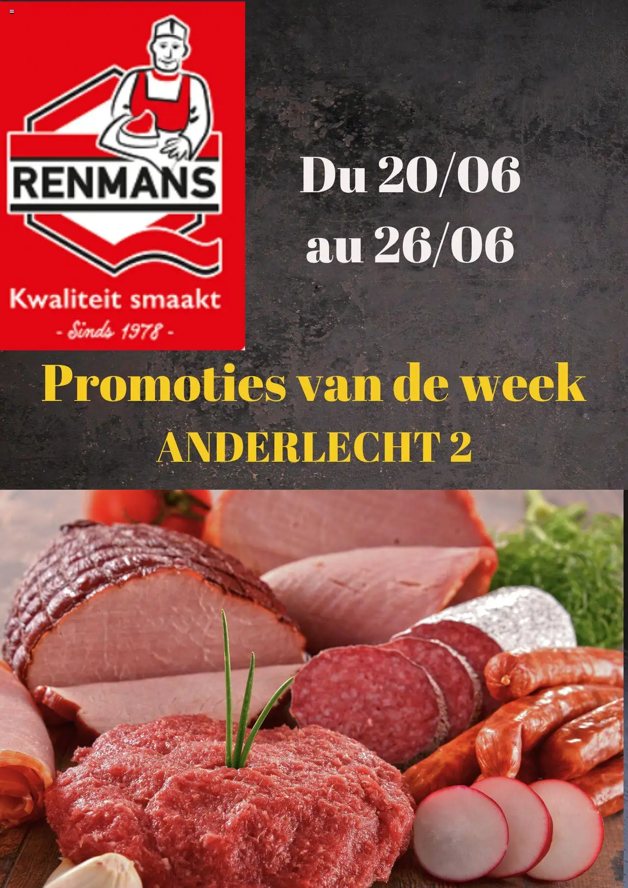 Renmans shop Folder / Publicité geldig vanaf 20/06/2025 - Paginanummer 1