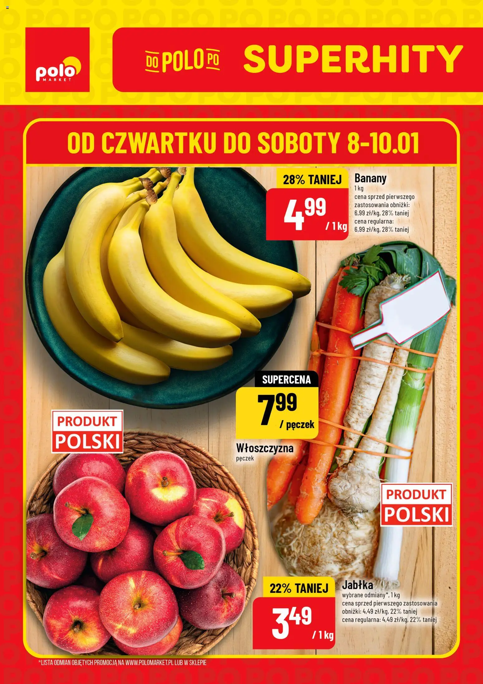 Pogląd gazetki "Super Hity" ze sklepu POLOmarket ważnej od 08.01.2026