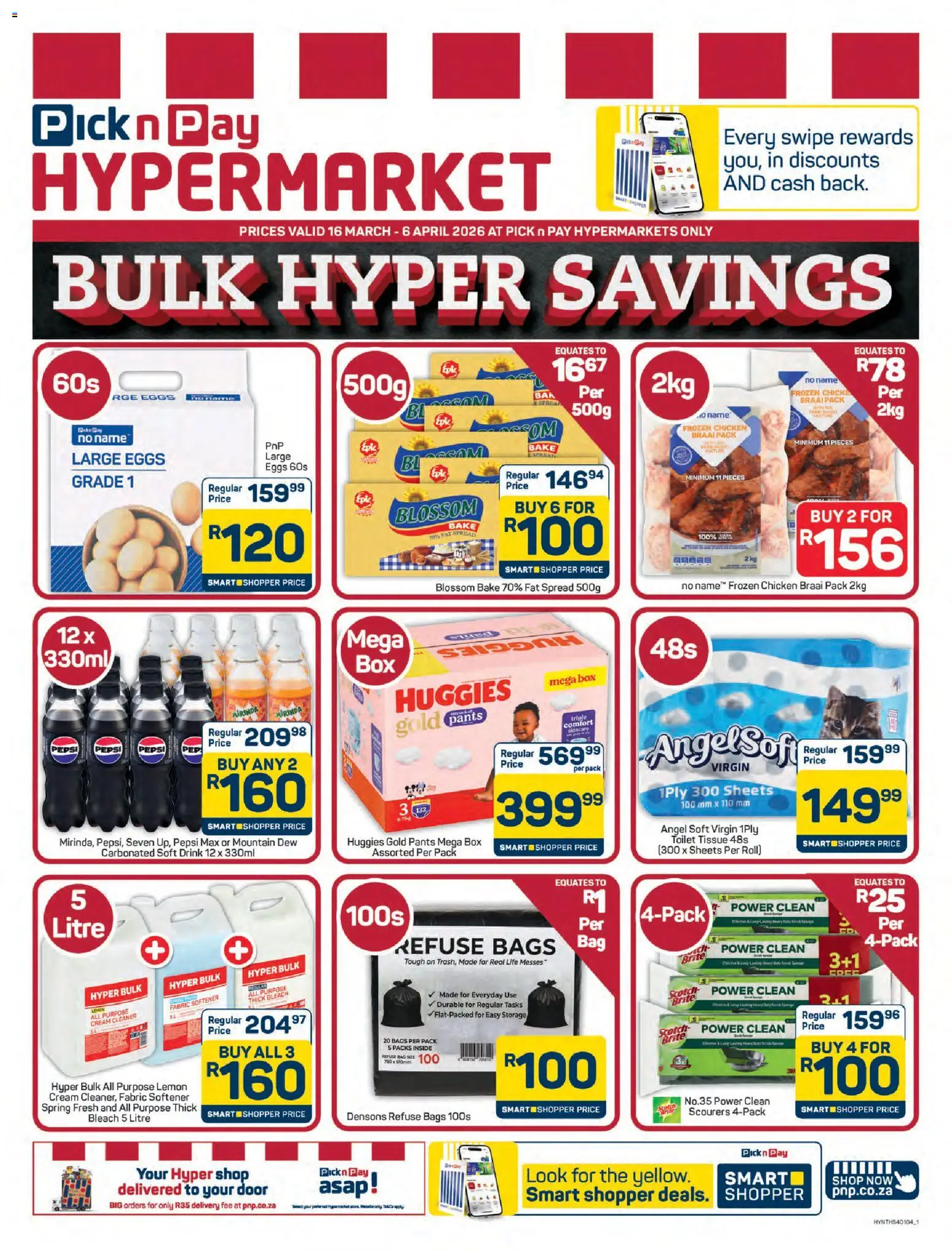 Preview of Pick n Pay flyer valid from 16/03/2026
