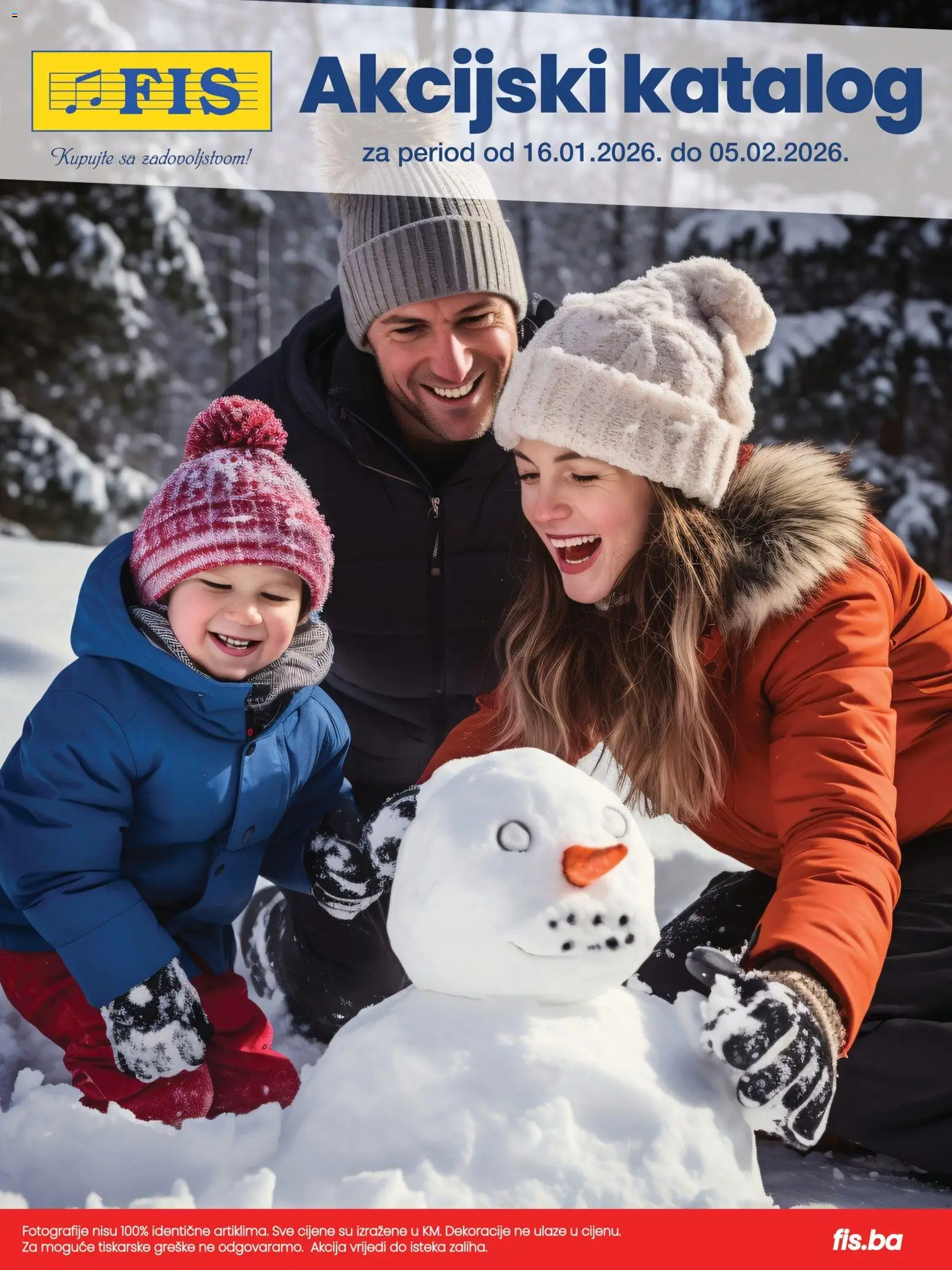 Pregled letka Akcijski katalog trgovine FIS vrijedi od 16.01.2026.