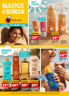 Pogląd gazetki "Biedronka gazetka - Najlepsze pod słońcem" ze sklepu Biedronka ważnej od 23.04.2026