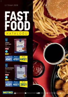 Metro Metro - Fast Food Kataloğu 01.04.2026 - Broşürünün önizlemesi