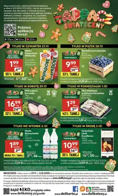 Pogląd gazetki "Black Friday" ze sklepu Delikatesy Centrum ważnej od 27.11.2025 | Strona: 40