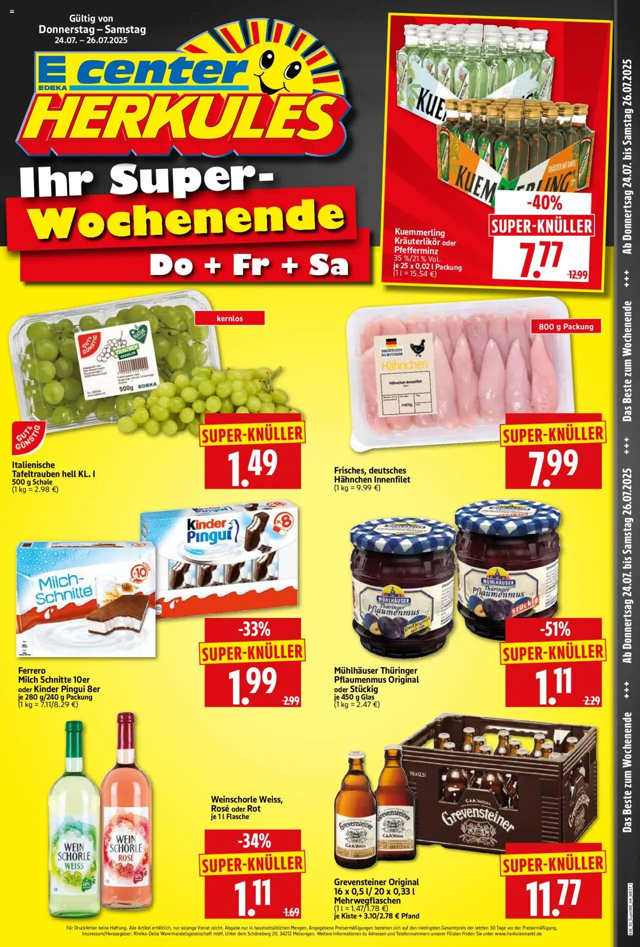 HERKULES Sonderbeilage (vom 24.07.2025 - 26.07.2025)