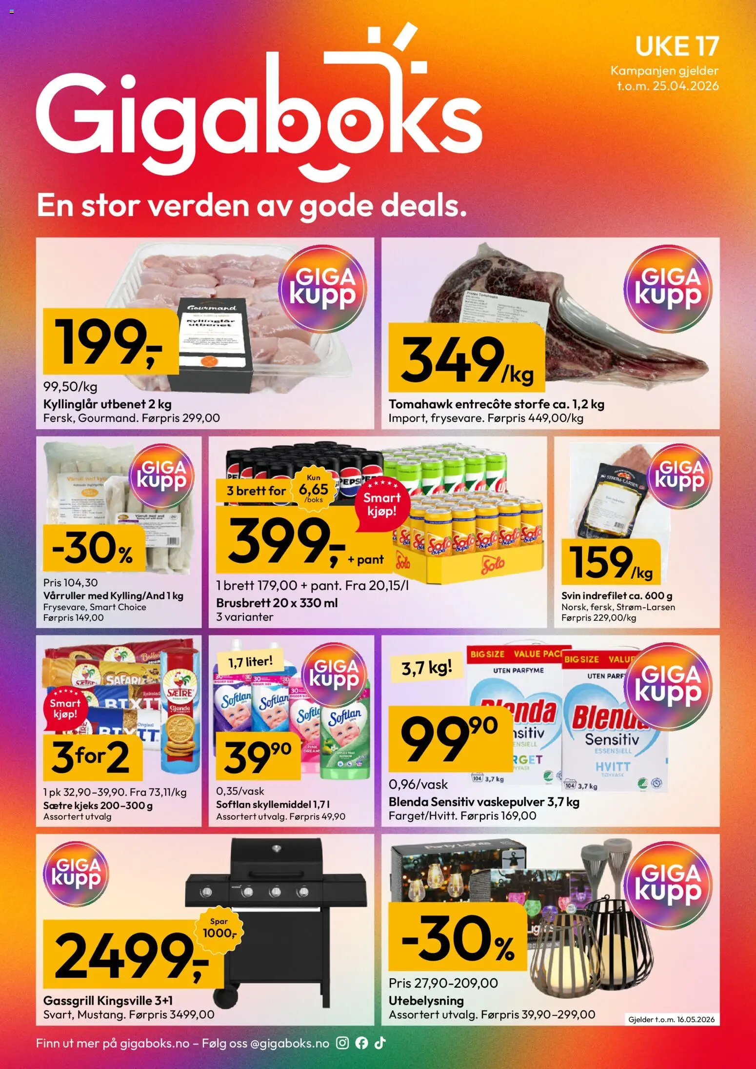Forhåndsvis Gigaboks kundeavis fra butikk Gigaboks gyldig fra 20/04/2026