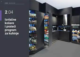 Pregled letka Izvlačne košare i prateći program za kuhanje trgovine Elgrad vrijedi od 02.04.2025