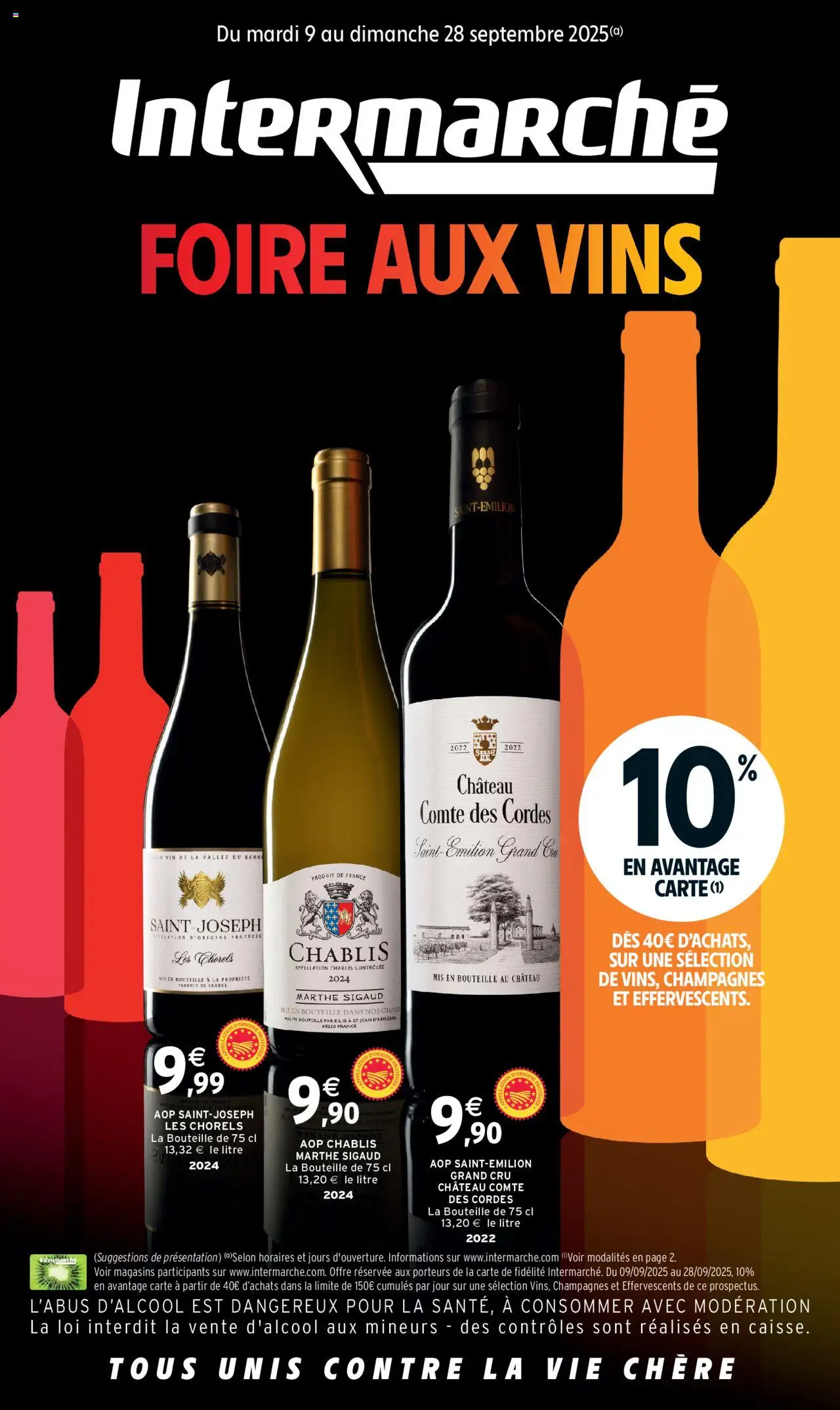 Foire aux vins de la boutique Intermarché valable du 09/09/2025 - Page numéro 1