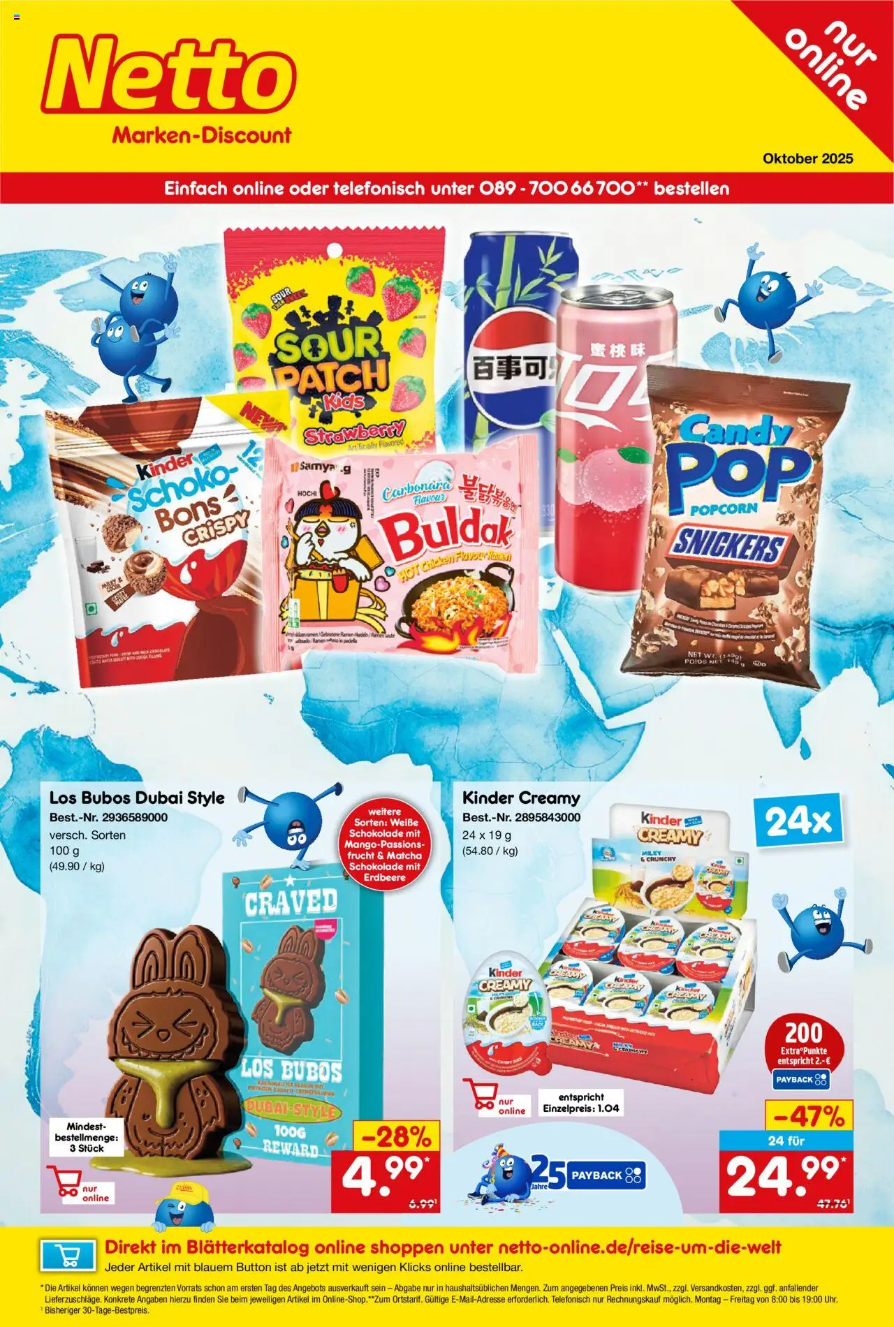 Netto Marken-Discount Online-Sonderangebote Lebensmittel (ab 01.10.2025) > Angebote - Schokolade, Snickers