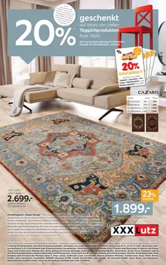 Vorschau der Angebote: XXXLutz Teppichprodukten gültig ab 04.11.2025