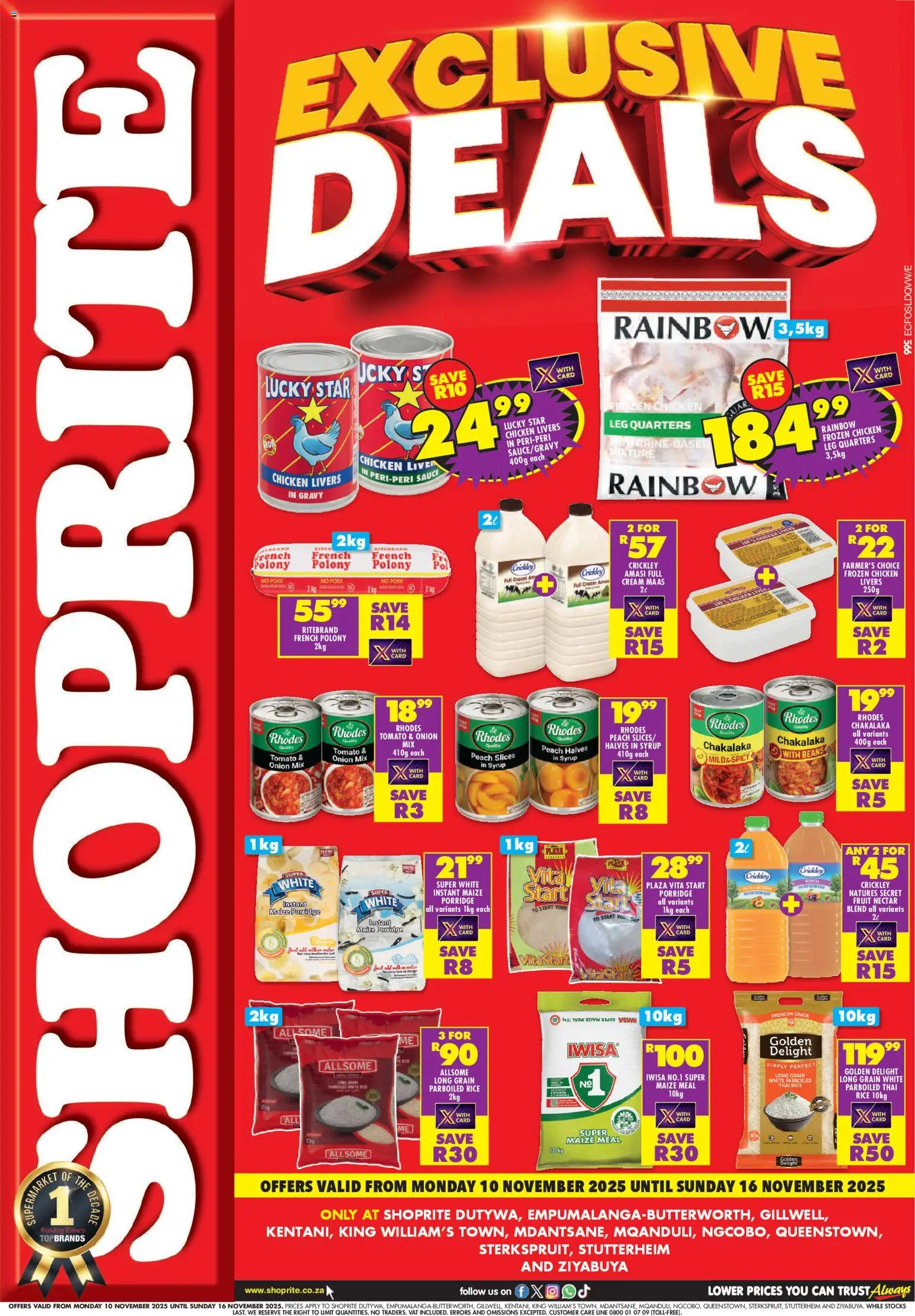 Preview of Shoprite flyer valid from 10/11/2025