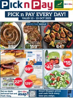 Preview of Pick n Pay flyer valid from 13/10/2025