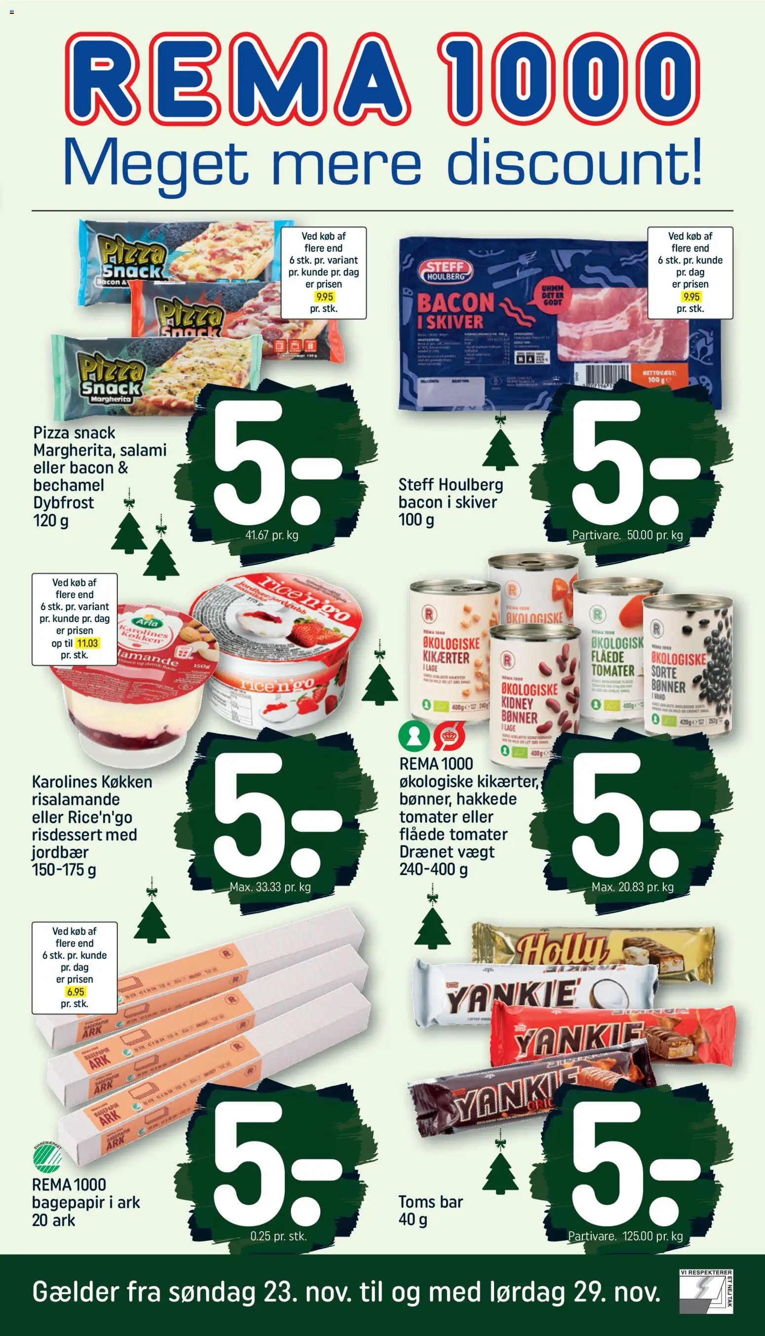 Eksempel på tilbudsavis Black Friday fra butik Rema 1000 gyldig fra 22/11/2025