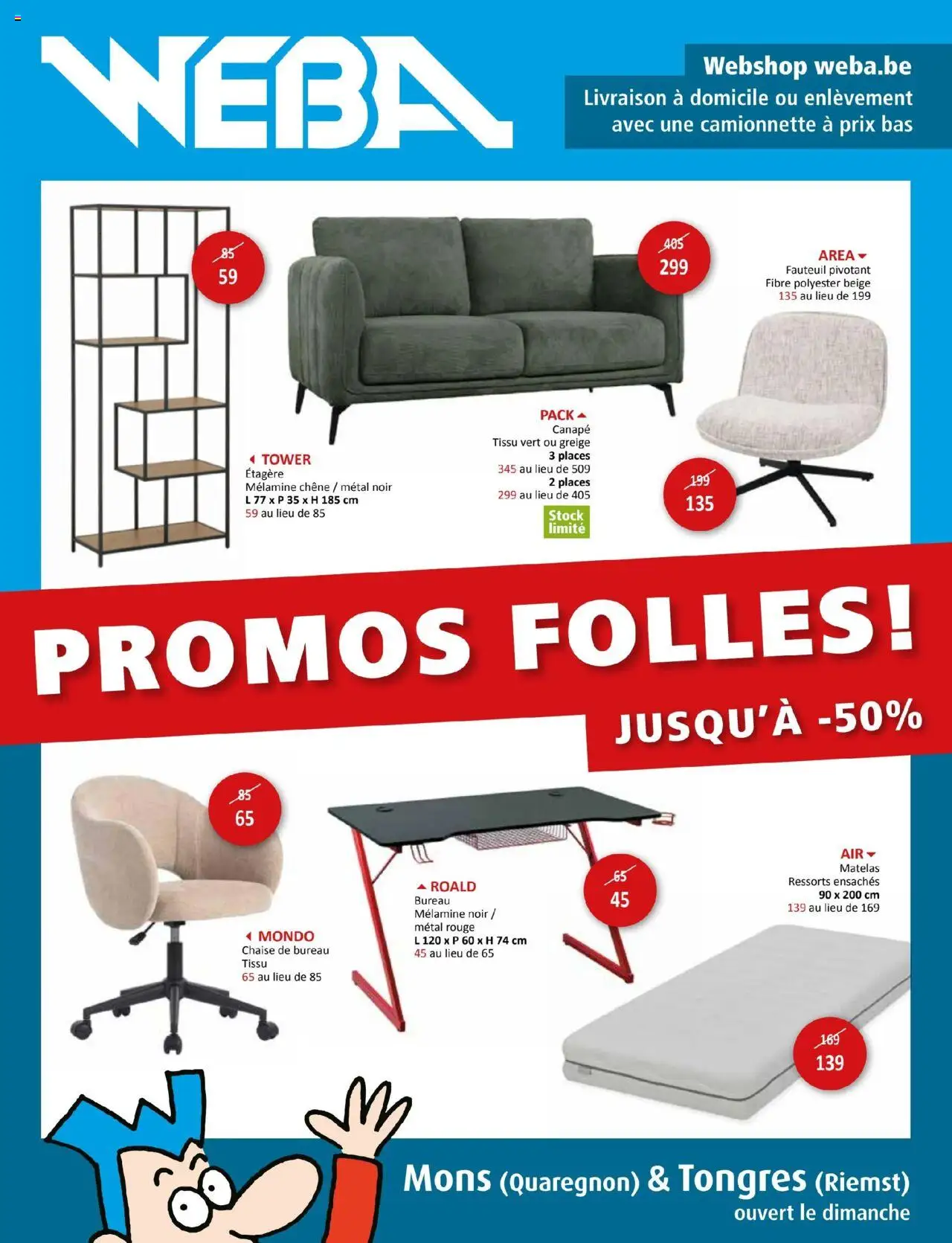 Weba shop Publicité geldig vanaf 14/08/2025 - Paginanummer 1