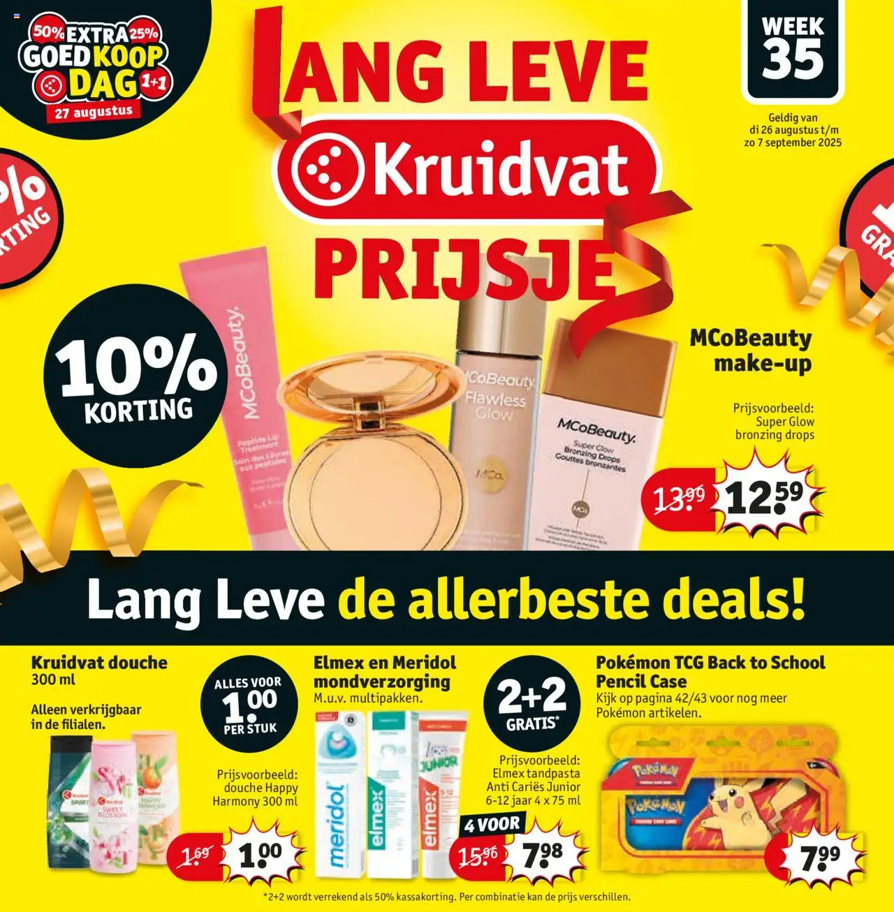 Kruidvat shop Folder week geldig vanaf 26-08-2025 - Paginanummer 1