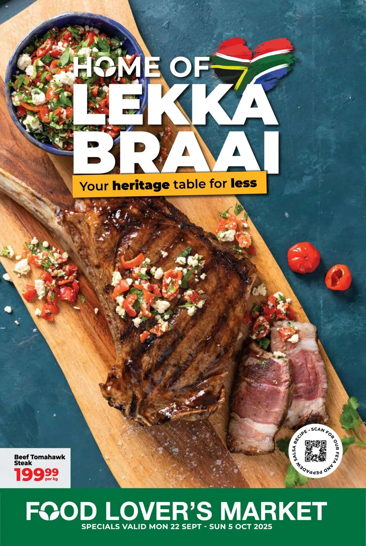 Food Lover's Market Home of Lekke Braai from 22/09 - 05/10/2025 > Promotions