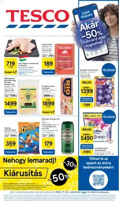 Tesco - Akciós újság Tesco megtekintése, amely érvényes 2026.01.29.-től