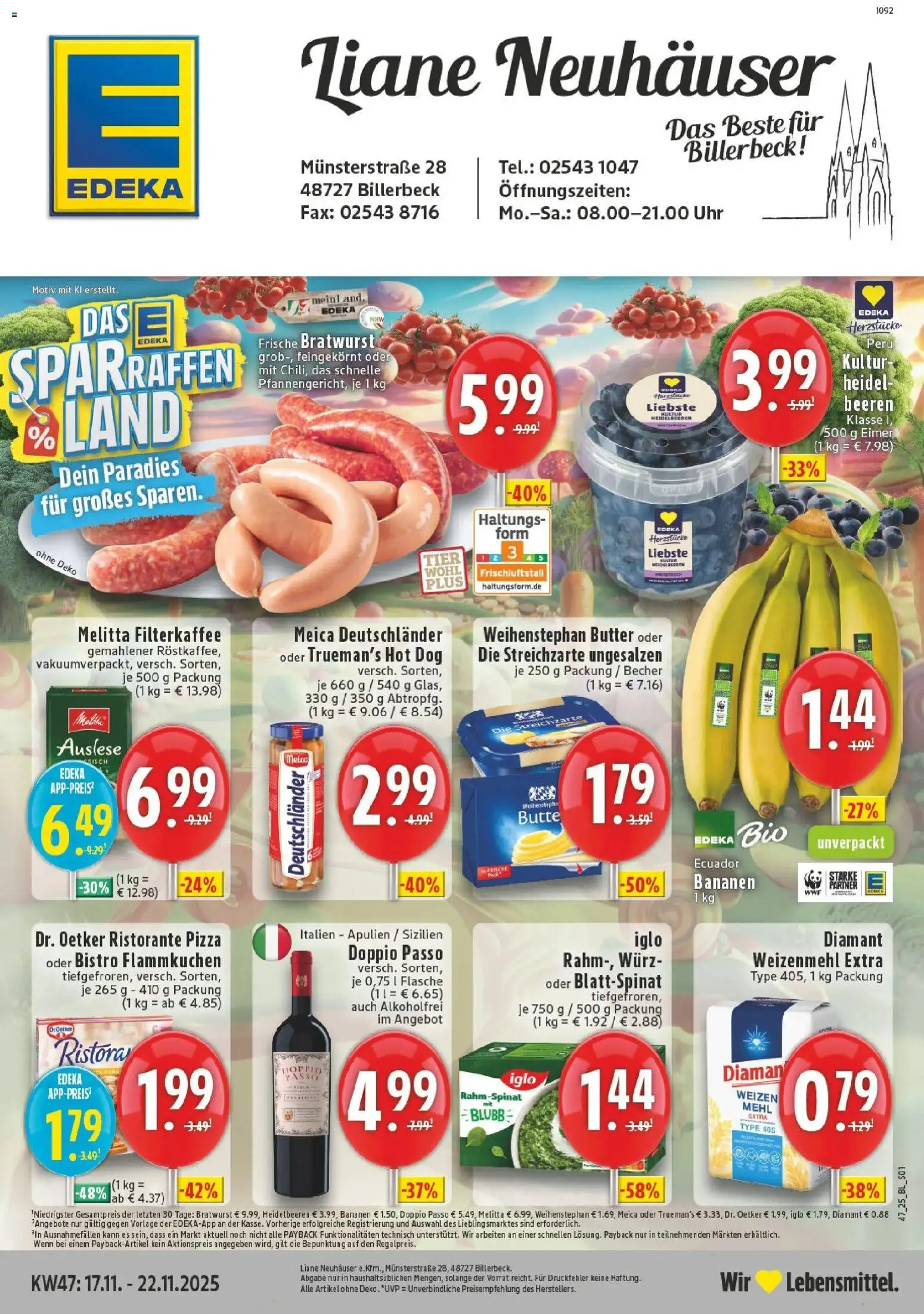 Vorschau von dem Prospekt des Geschäftes Edeka, gültig ab dem 17.11.2025