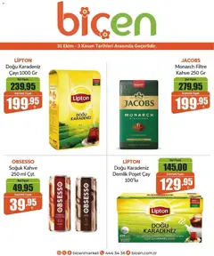 Biçen Market Katalog 31.10.2025 - Broşürünün önizlemesi