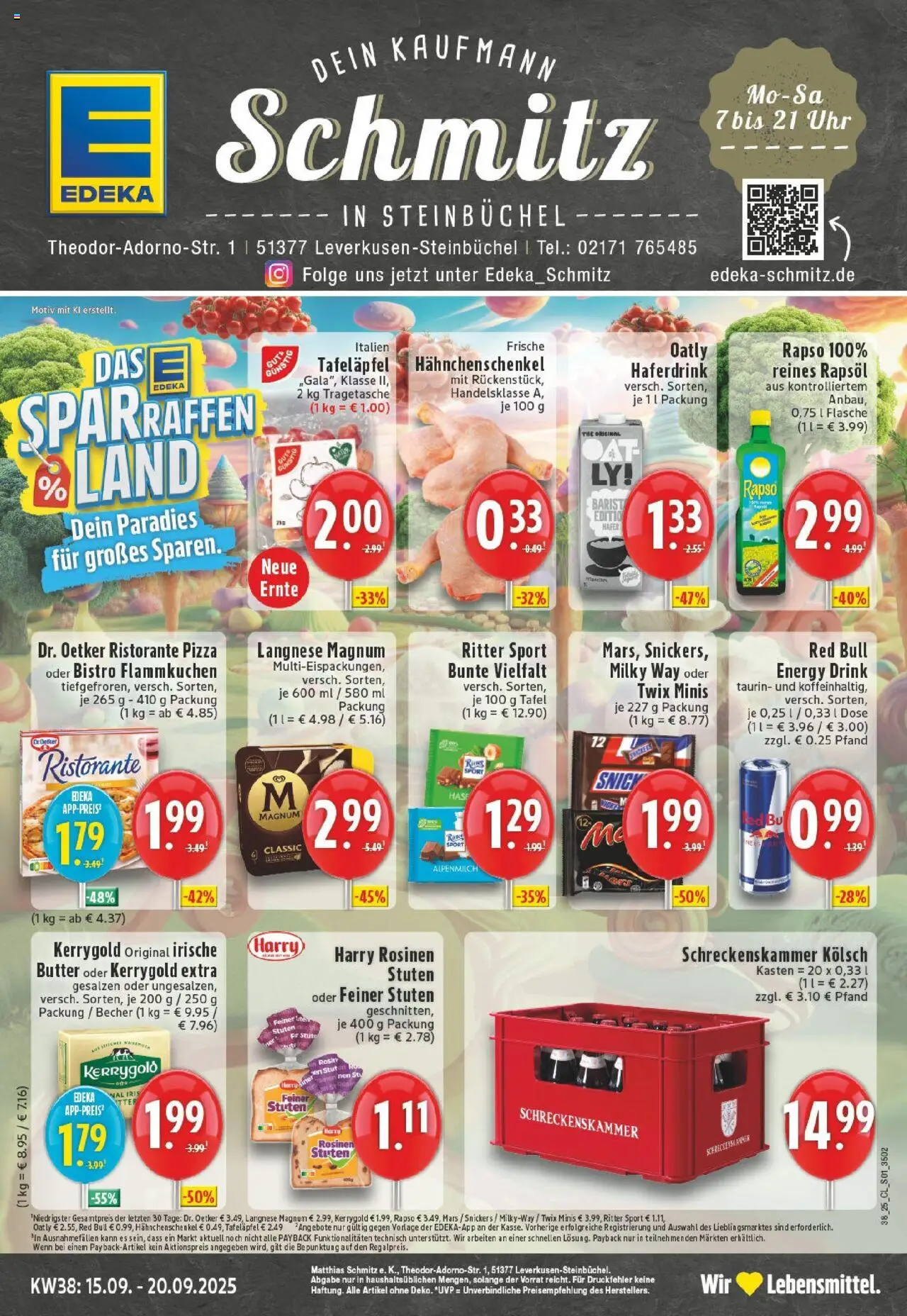 EDEKA Prospekt ab 14.09.2025 - Prospekt Leverkusen Online