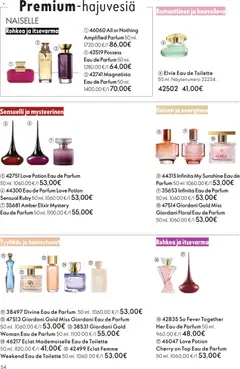 Kaupan Oriflame Black Friday esikatselu, voimassa 19/11/2025 | Sivu: 54