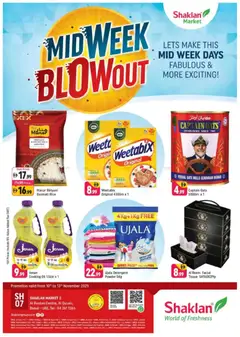 Preview of the catalogue Midweek Blow Out - Al Bustan Centre, Al Qusais of store Shaklan valid from 10 Nov, 2025