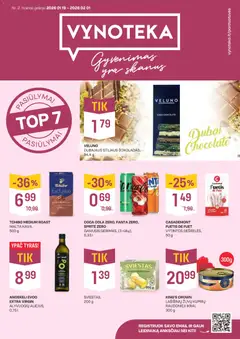 VYNOTEKA parduotuvės leidinio Leidinys galiojančio nuo 2026.01.19 peržiūra