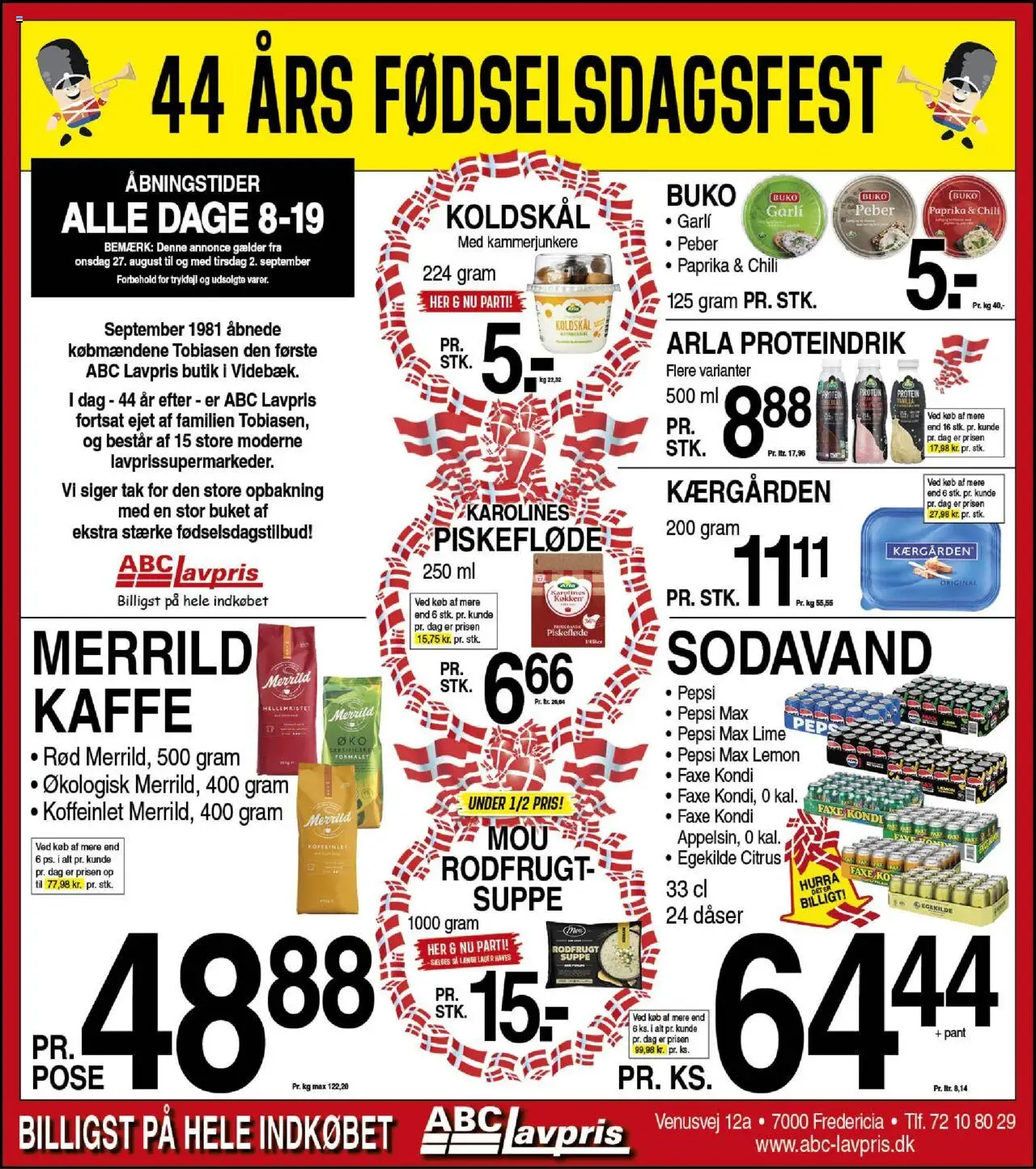 Abc Lavpris tilbudsavis gyldig fra 27/08/2025 - side 1