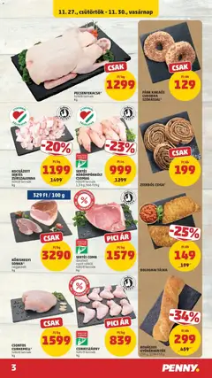 PENNY - Akciós újság PENNY megtekintése, amely érvényes 2025.11.27.-től | Oldal: 3