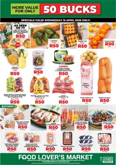Preview of Food Lover's Market flyer valid from 15/04/2026