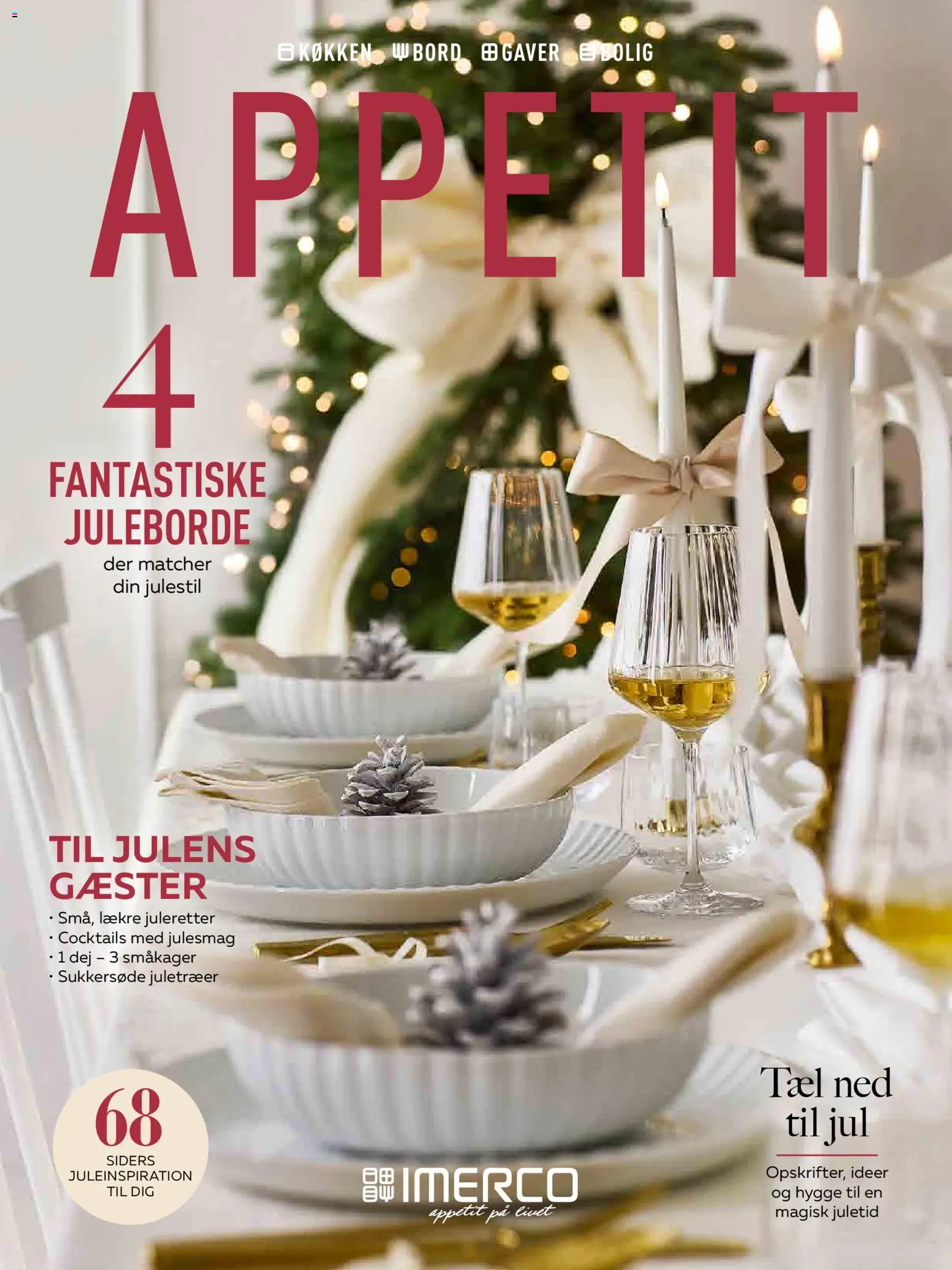 Eksempel på tilbudsavis Appetit Jul fra butik Imerco gyldig fra 31/10/2025 - Småkager