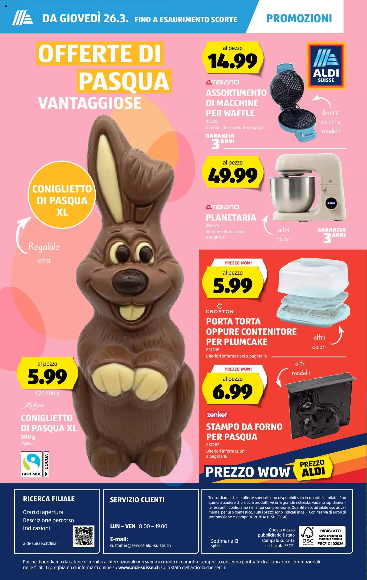 Vorschau des Merkblatts Aldi aktionen IT vom Shop Aldi gültig von 26.03.2026 bis 01.04.2026