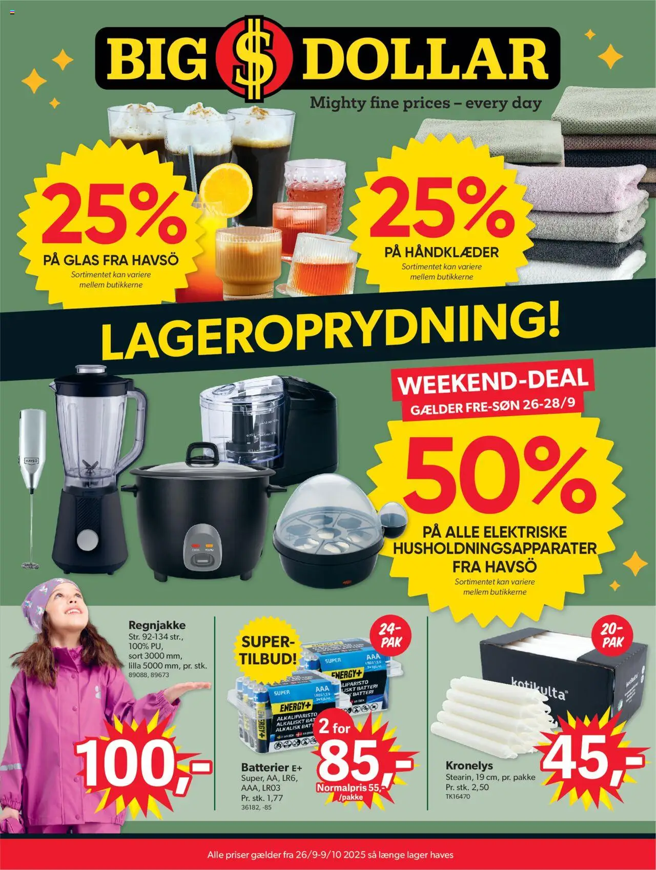 Bigdollar tilbudsavis gyldig fra 26/09/2025 - side 1