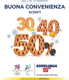Anteprima dell'opuscolo Volantino Roma dal negozio Esselunga S valido da 02/01/2026