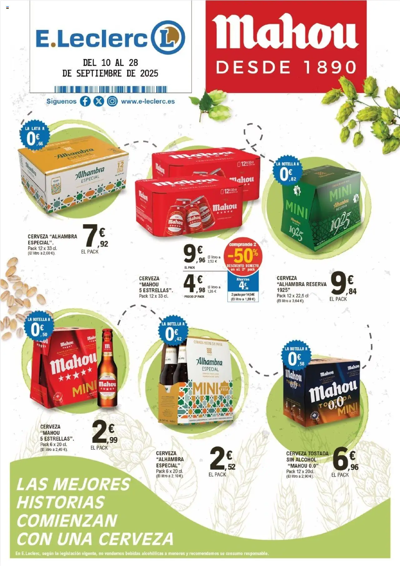 E.Leclerc Folleto > 10/09 - 28/09/2025 > Ofertas