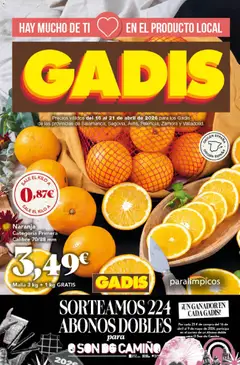 Vista previa del folleto de la tienda Gadis válido desde el 16/04/2026 